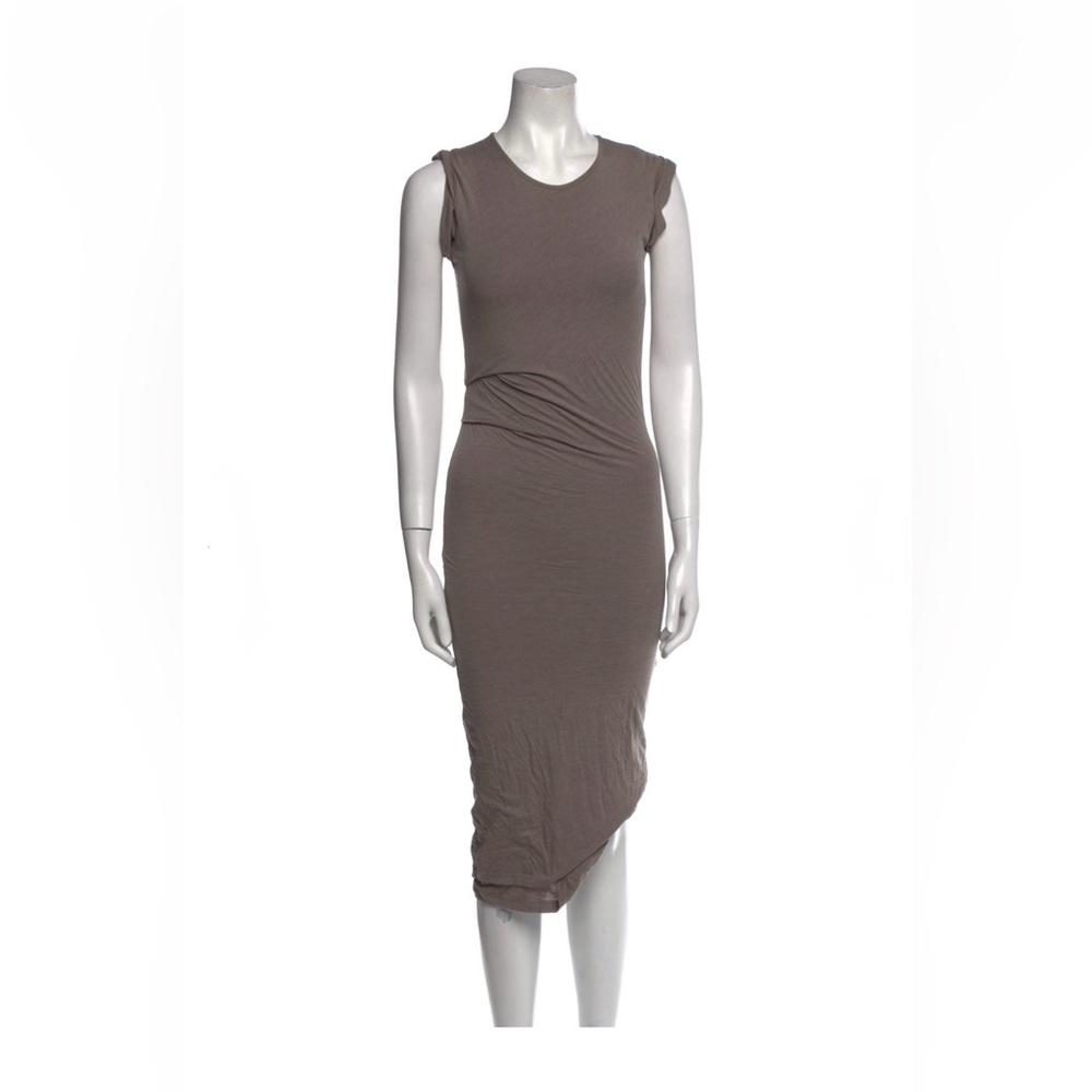 Allsaints bodycon dress with small ruffle sleeve